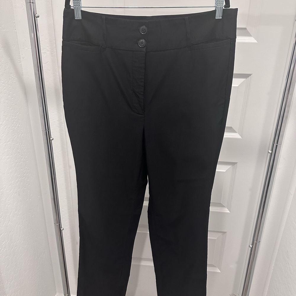Lane Bryant Black Straight Leg Pants